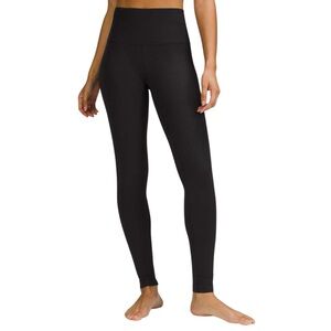 Lululemon Align Ribbed High-Rise Pant 28" size 0 in Black